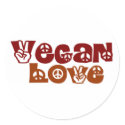 Vegan Love sticker