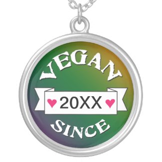 Vegan Message necklace