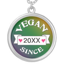 Vegan Message Jewelry necklace
