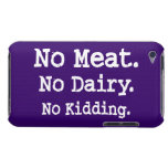 Vegan Message with Attitude Barely There iPod Cover