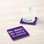 Vegan Message with Attitude Coasters