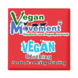 Vegan Movement / Vegan Clothing Magnets