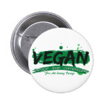 Vegan Peace Love Compassion Buttons