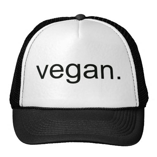 Vegan.  Period! Mesh Hats