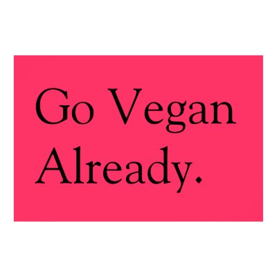 vegan poster by taracopasetic