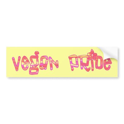 Vegan Pride Bumper Sticker