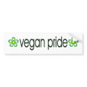 Vegan Pride bumper sticker bumper stickers by Anisabellydance Vegan Pride bumper sticker bumper stickers