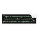 Vegan Quote bumper stickers by potato123 Vegan Quote bumper stickers
