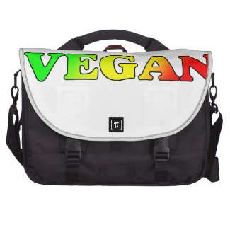 Vegan Rasta Laptop Commuter Bag