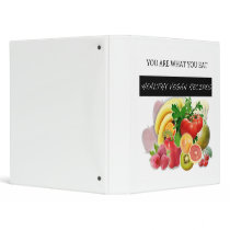 Vegan Recipes Binder