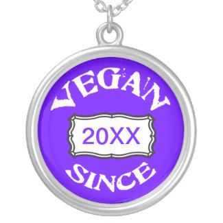 Vegan Since jewellery