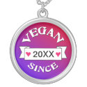 Vegan Since jewellery
