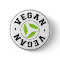 Vegan Sports Logo button
