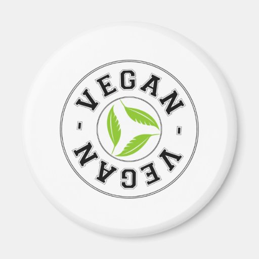 Vegan Sports Logo Magnet