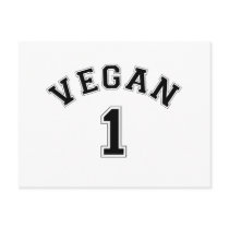 Vegan Sports Logo postcards