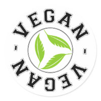 Vegan Sports Logo sticker