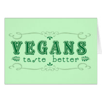 Vegan Taste Greeting Card