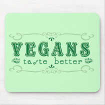 Vegan Taste mousepads by smallhandsdesigns Vegan Taste mousepads