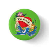 Vegan Tattoo button