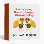 Vegan Thanksgiving Binder