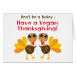 Vegan Thanksgiving Greeting Cards