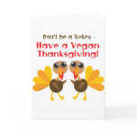 Vegan Thanksgiving Card