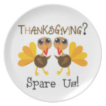 Vegan Thanksgiving Dish Dinner Plates
