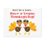 Vegan Thanksgiving Postcards
