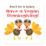 Vegan Thanksgiving Stickers