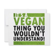 Vegan Thing invitations