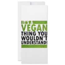Vegan Thing rack cards by RescueCat Vegan Thing rack cards