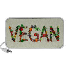 Vegan Vegetables Laptop Speakers