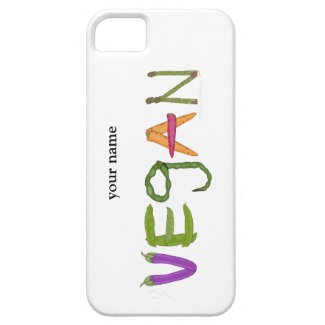 Vegan Veggies Vegetable Personalized iphone 5