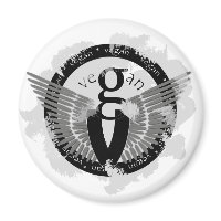 Vegan wings magnet
