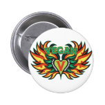 Vegan Wings Pinback Buttons