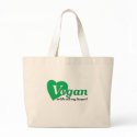 Vegan with all my heart bag