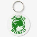 Vegan World keychain