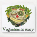 Veganism is sexy mousepads
