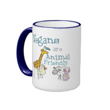Vegans are Animal Friendly mug