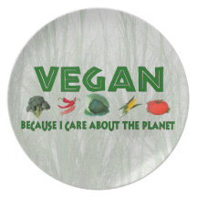 Vegans for the Planet Dinner Plate