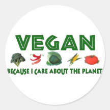 Vegans For The Planet Sticker