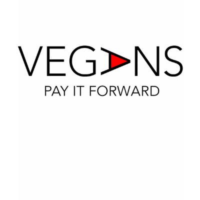 Vegans Pay it Forward Tee Shirts by veganoflight
