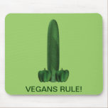Vegans Rule! mousepads