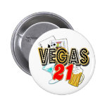 Vegas 21st Birthday Button