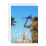 vegas at 21? birthday invitations