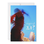 vegas at 21? birthday invitations