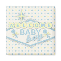 Vegas Baby Boy Magnet Y