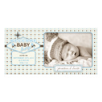 Vegas Baby Boy Photo Card