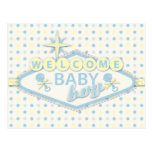 Vegas Baby Boy Postcard Y