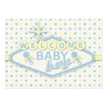 Vegas Baby Boy Reminder Notecard Y Business Cards